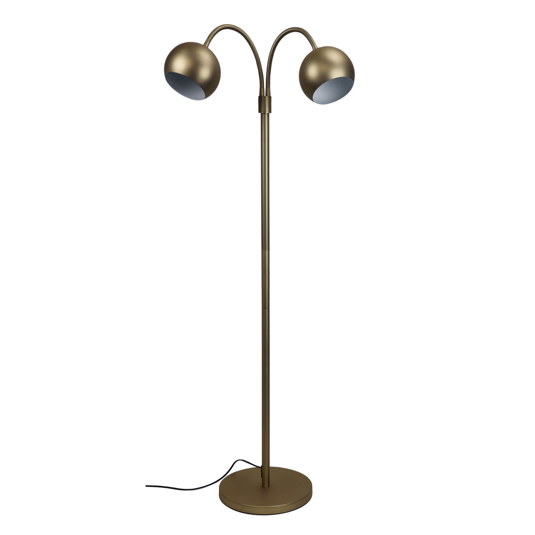 Bobo Twin Flexible Neck Floor Lamp Bronze