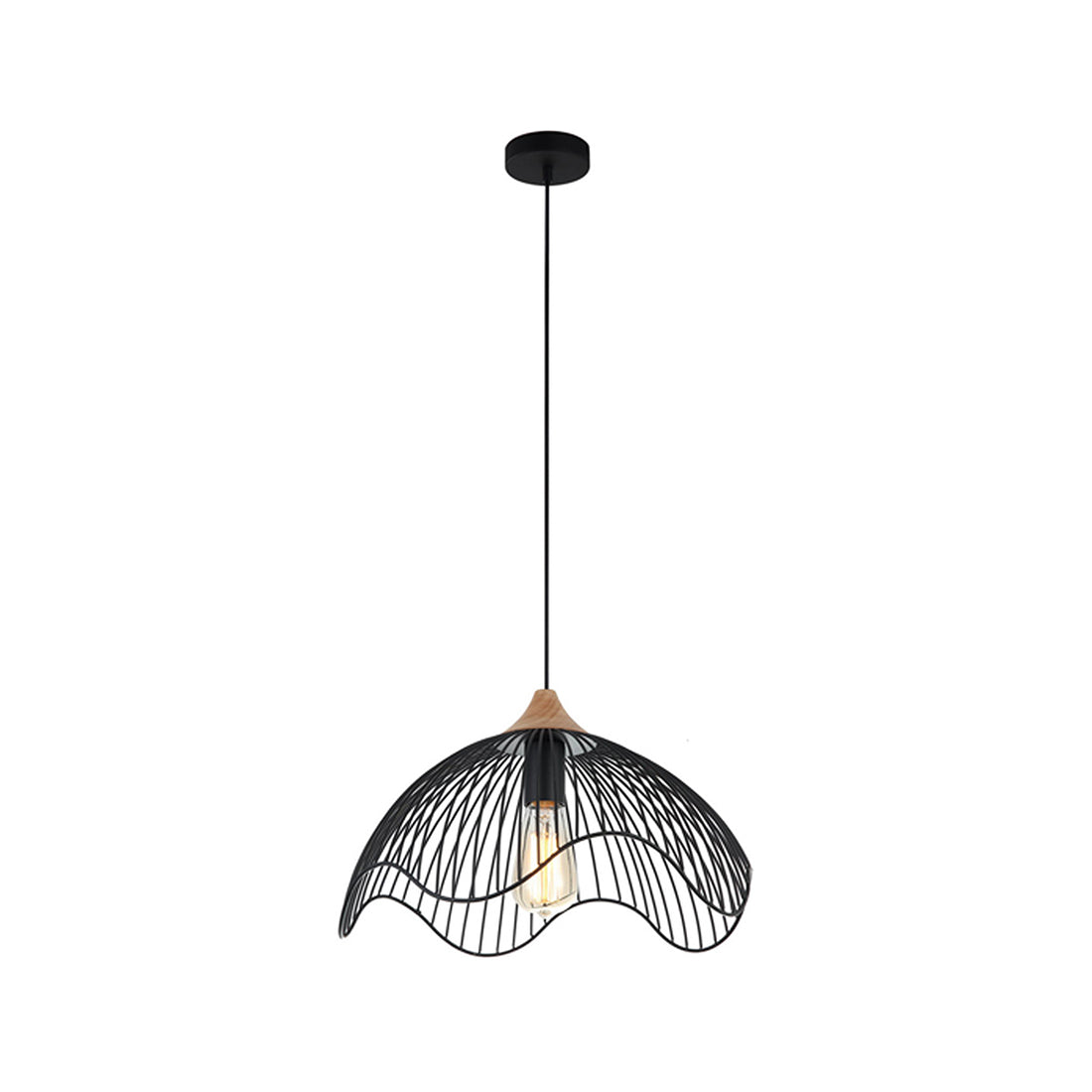 SPIAGGIA Dome/Cone (Wavy Edge) Pendant Light