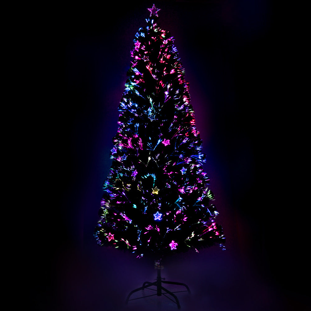 Jingle Jollys Christmas Tree 2.1M LED Xmas trees with Lights Multi Colour